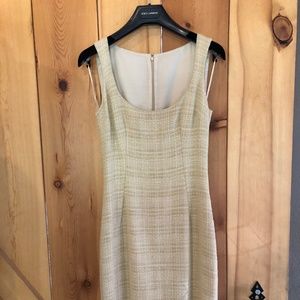 Dolce & Gabbana Tweed Shift Dress IT 38